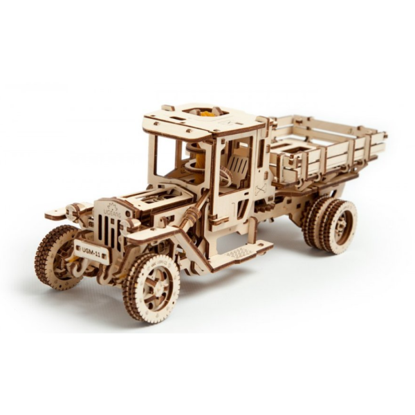 Грузовик Truck UGM-11  (420 деталей) - механический 3D пазл