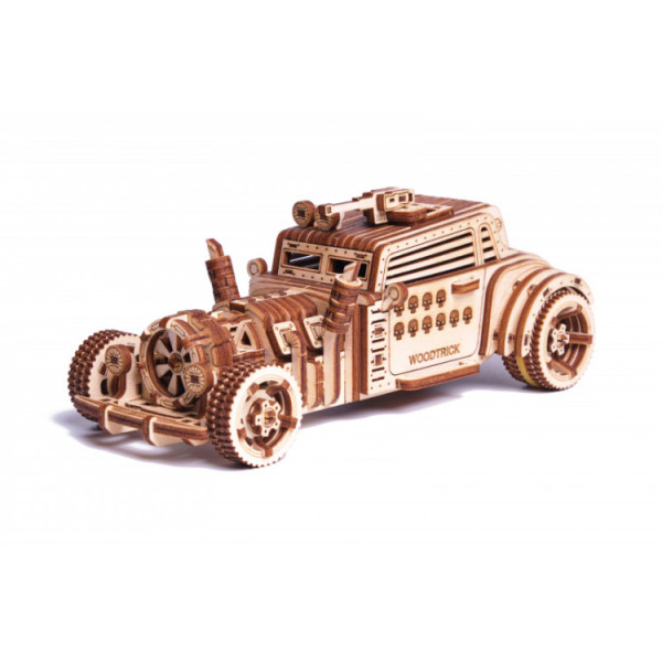 Машина Апокалипсис Wood Trick (280 деталей) - механический 3д пазл