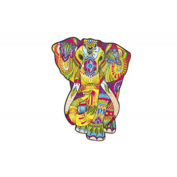 Великолепный слон (193 детали) - фигурный 3D пазл