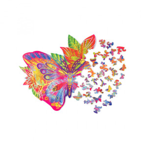 Драгоценная Бабочка (170 детали) - фигурный 3D пазл